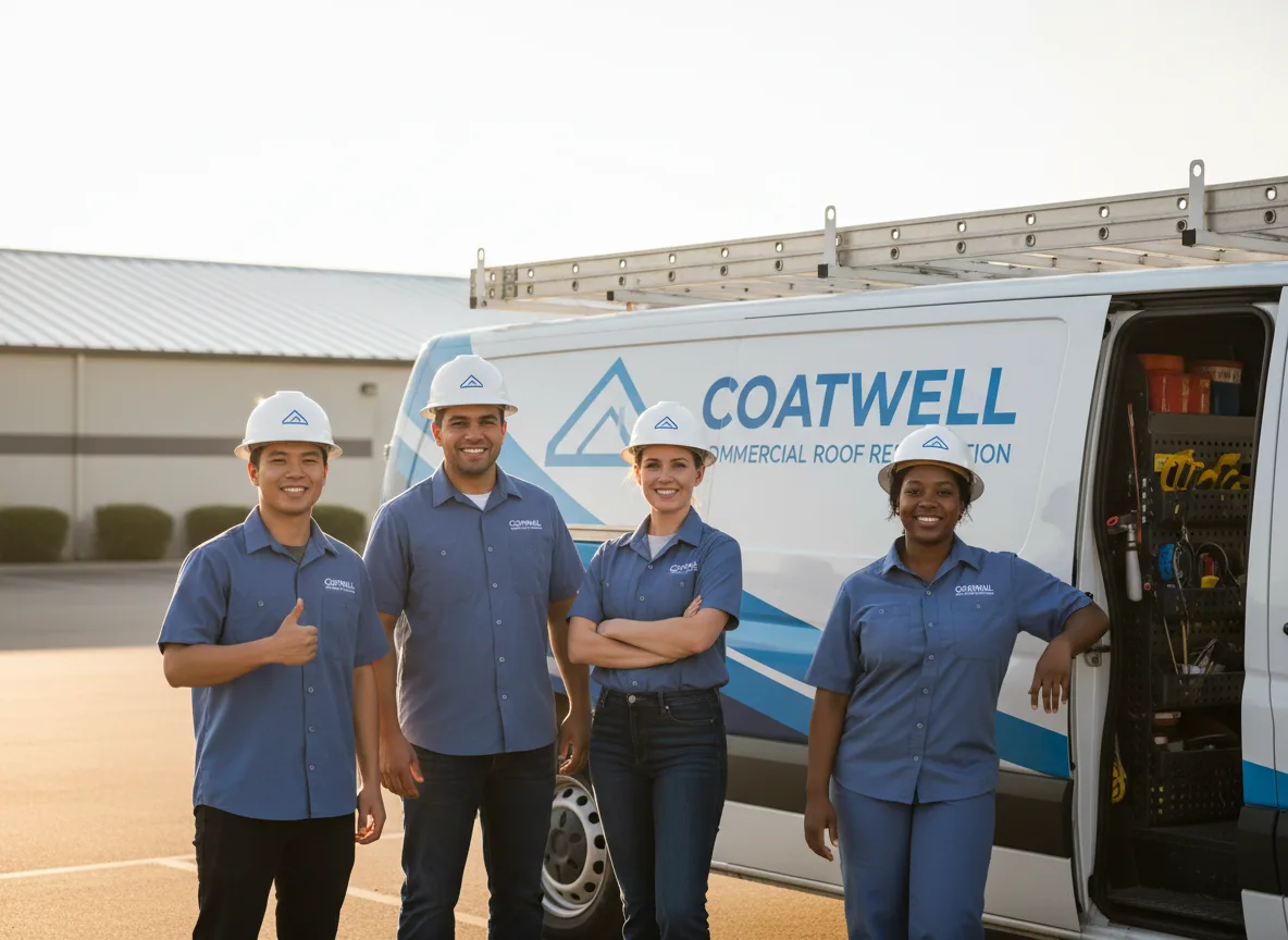 Commercial roof coating company in Trent, TX